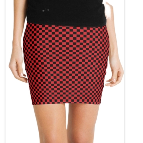 LOFT Checkard Mini Skirt sz 0P - Picture 2 of 6